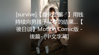 [survive]【雌化堕落♂】用钱持续向男孩子买春的结果…【後日谈】Motion Comic版 -後篇- [中文字幕]