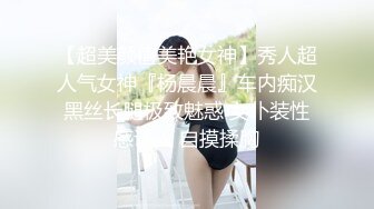 【超美颜值美艳女神】秀人超人气女神『杨晨晨』车内痴汉黑丝长腿极致魅惑 女仆装性感诱人 自摸揉胸