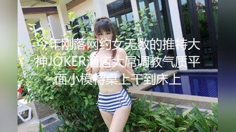 今年刚落网约女无数的推特大神JOKER酒店大屌调教气质平面小模特桌上干到床上