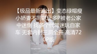 【极品最新流出】变态绿帽瘦小娇妻不同意玩多P被老公家中迷倒 找多个代驾迷玩自家车 无套内射三洞全开 高清720P版