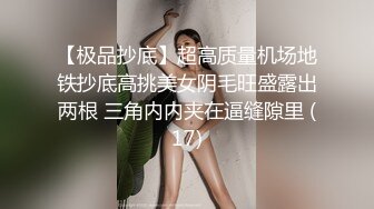 【极品抄底】超高质量机场地铁抄底高挑美女阴毛旺盛露出两根 三角内内夹在逼缝隙里 (17)